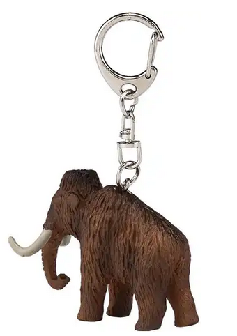 Animal Mojo Dinosaur Wooly Mammoth Keyring