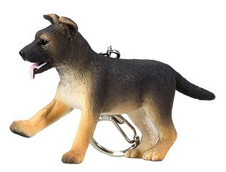 Animals Mojo German Shepherd Puppy Keyring