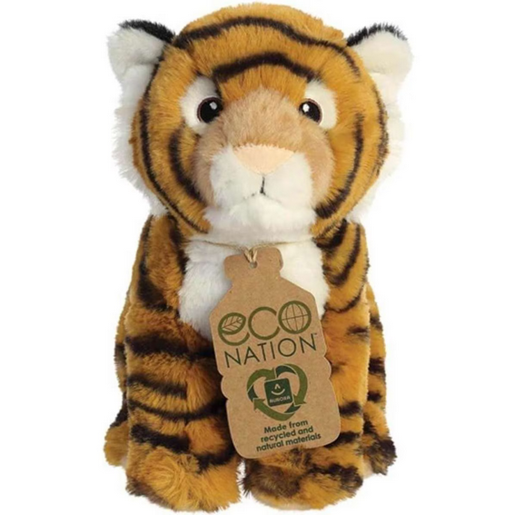 Eco Nation Bengal Tiger Soft Toy Plush