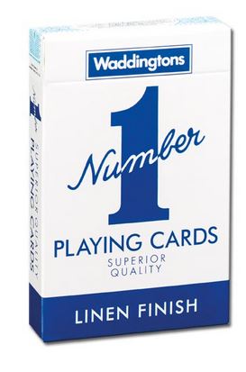 Waddingtons Of London Number 1 Playing Card - Linen Finish