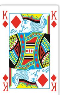 Waddingtons Of London Number 1 Playing Card - Linen Finish