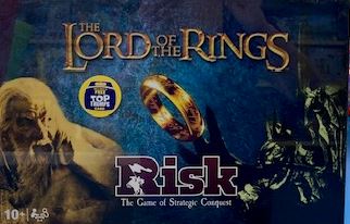 Lord Of The Rings Risk Board Game + Bonus Top Trumps Card Ages:10+