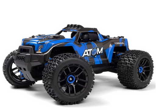 Maverick Atom Rc 2.4ghz Usb Charged Truggy - Blue 1/18 Scale