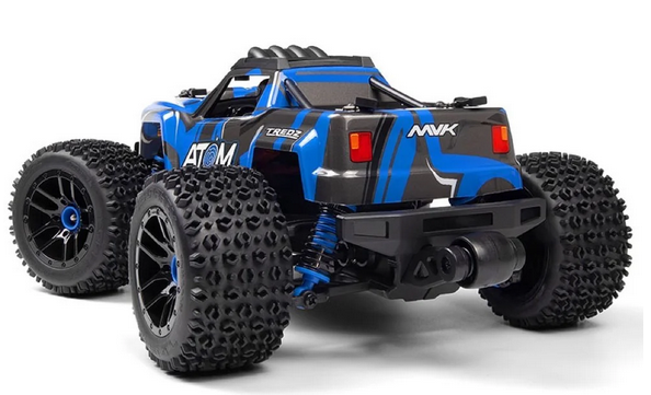 Maverick Atom Rc 2.4ghz Usb Charged Truggy - Blue 1/18 Scale