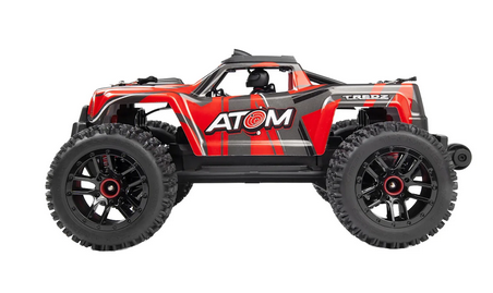 Maverick Atom 1/18 Sc 4wd Rc Truggy - Red Usb Charged