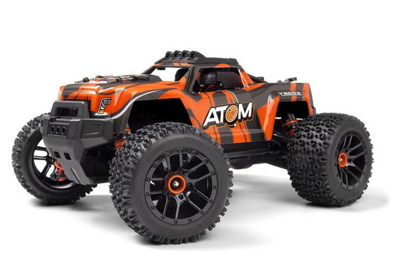 Maverick Atom 1/18 Sc 4wd Rc Truggy- Orange Usb Charged