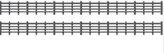 Peco Ratio Lineside Fencing Kits Blk