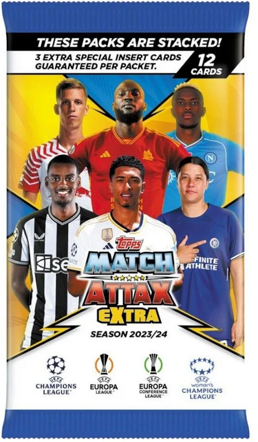 Match Attax Extra Champions League 23/24 12 Card Pack