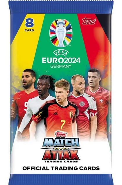 Match Attax Uefa Euro 2024  8 Card Collector Pack