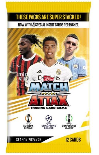 Match Attax Trading Cards With 4 Special Insert Cards Per Pack