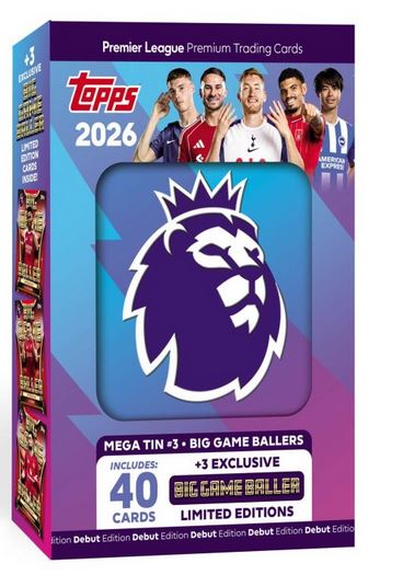 Topps 2026 Premier League Tcg Mega Tin