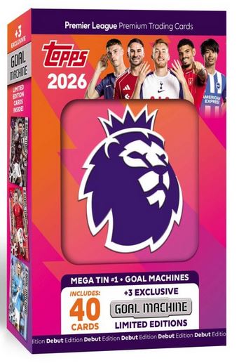 Topps 2026 Premier League Tcg Mega Tin