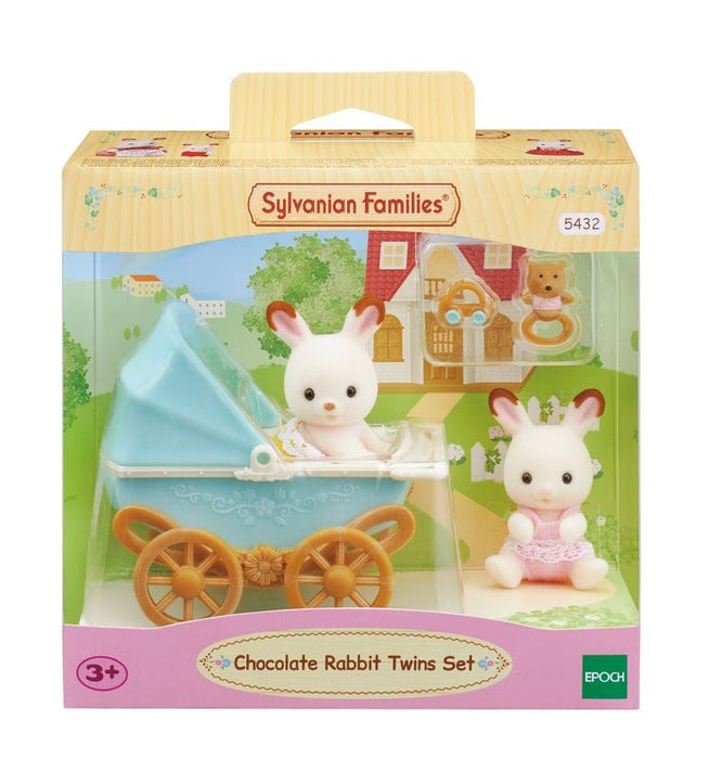 Sylvanian Families Chocolate Rabbit Twins Set