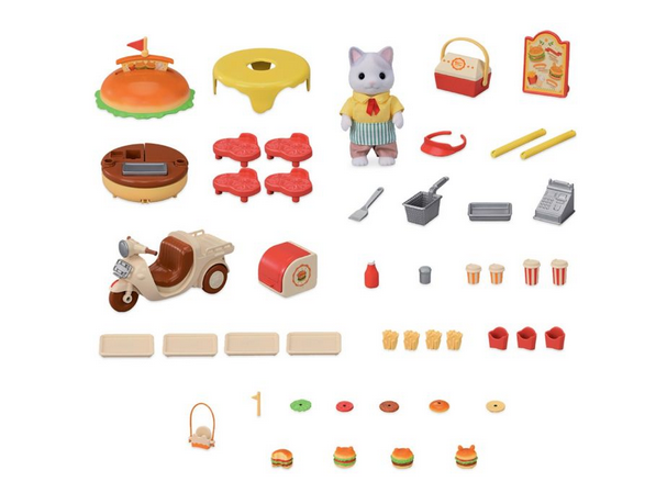 Sylvanian Families Hamburger Stand