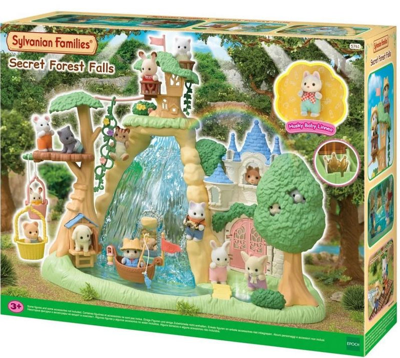 Sylvanian Families Secret Forest Falls Playset Sf5761