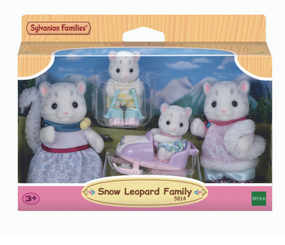 Sylvanian Families Snow Leopard Family