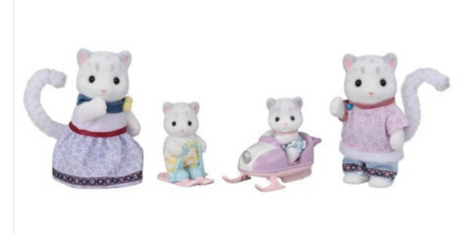 Sylvanian Families Snow Leopard Family
