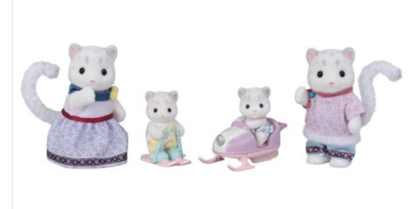 Sylvanian Families Snow Leopard Family