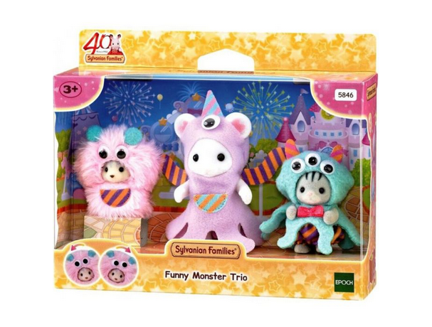 Sylvanian Families Funny Monster Trio