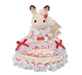 Sylvanian Families Freyas Birthday Celebration Strawberry Cake Dress
