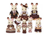 Sylvanian Families Chocolate Rabbit Family Anniversary Set