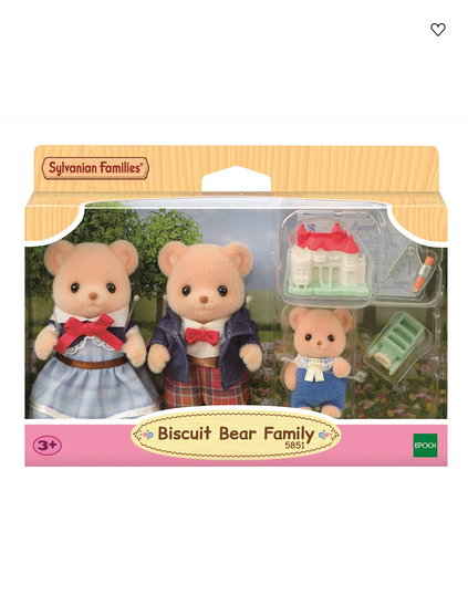 Sylvanian Families Biscuit Bear Family