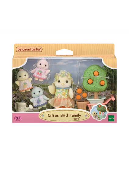 Sylvanian Families Citrus Bird Family
