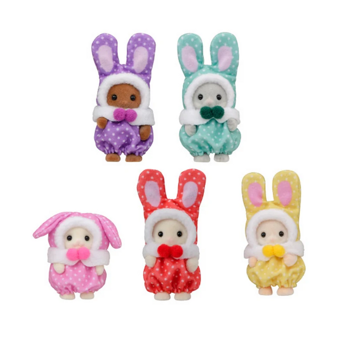 Sylvanian Families - Colourful Bunny Costume Babies