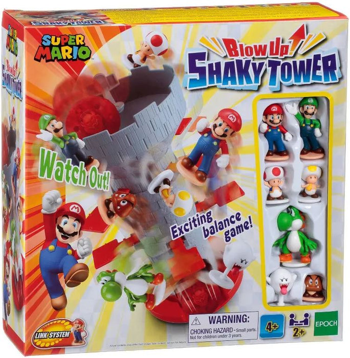 Super Mario Blow Up! Shaky Tower Balance Game