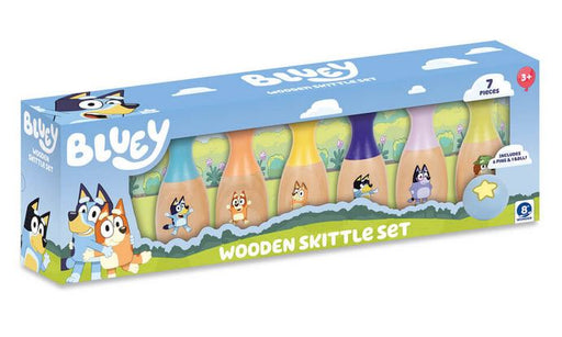 Bluey Wooden Skittle Set
