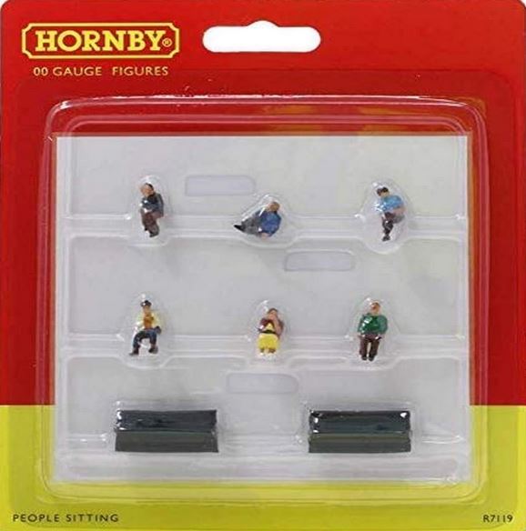Hornby Sitting People With Bench Seat