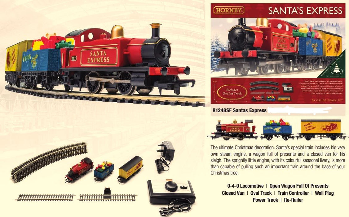 Hornby Santa's Express 00 Gauge Train Set (77 X 94 Cm)