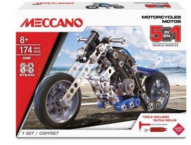 Meccano 5 Multi Motorcycles Model Kit