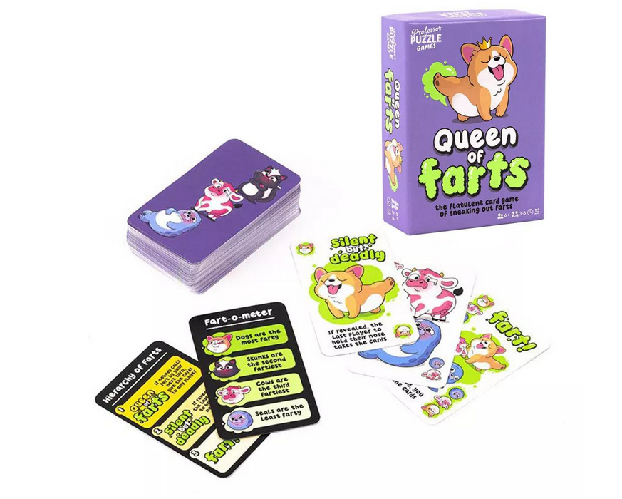 The Queen Of Farts Flatulent Card Game