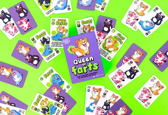 The Queen Of Farts Flatulent Card Game