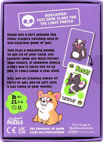 The Queen Of Farts Flatulent Card Game