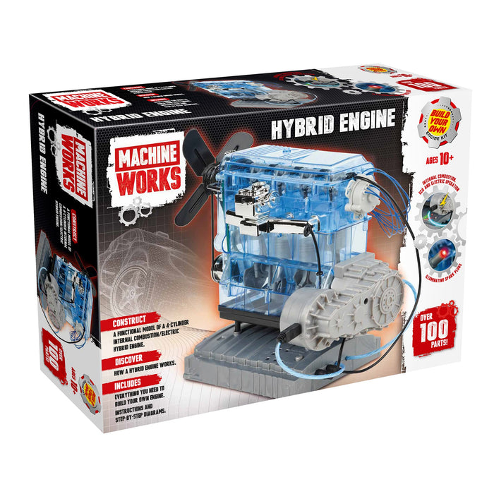 Machine Works 4 Cylinder Hybrid Engine Model Kit