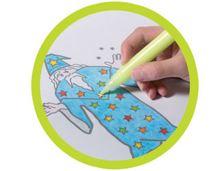 Brainstorm Glow In The Dark Paint Pens 2 Pc Pack