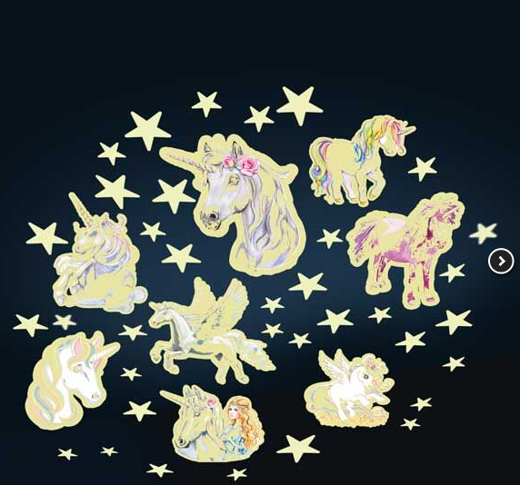 Branstorm Glow In The Dark  Stars & Unicorns