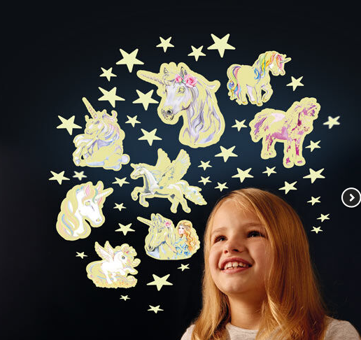Branstorm Glow In The Dark  Stars & Unicorns