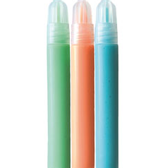 Brainstorm Glow In The Dark 3 Pack Coloured Paint Pens
