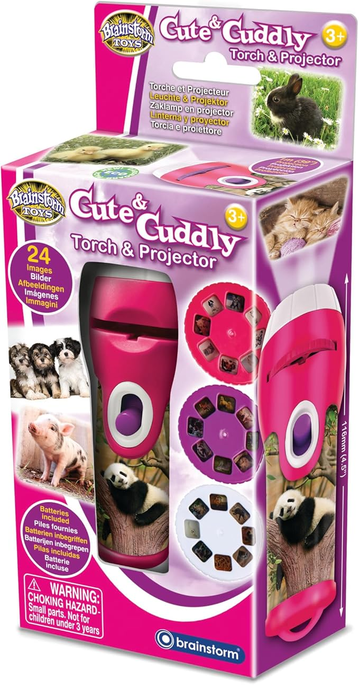 Brainstom Toys - Cute & Cuddly Torch & Projector