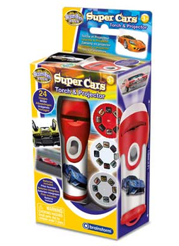 Brainstorm Toys- Super Cars Torch & Projector
