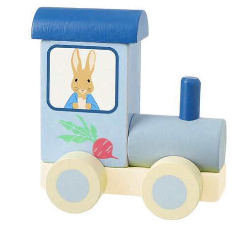 Peter Rabbit Wooden Push Along Train