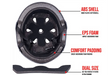 Core Action Sports Helmet S/m Black