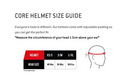 Core Action Sports Helmet S/m Black