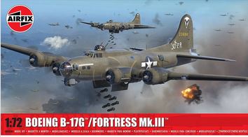 Airfix 1/72 Boeing B-17g Fortress Mk.111 Model Plane Kit