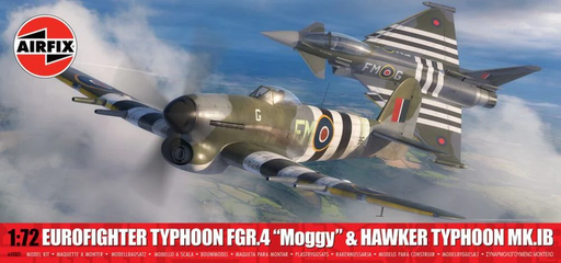 Airfix 1/72 Eurofighter Typhoon Fgr.4 "moggy" & Hawker Typhoon Mk.ib - Twin Pack