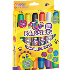 Little Brians Flip Paint Sticks 6 Double Ended