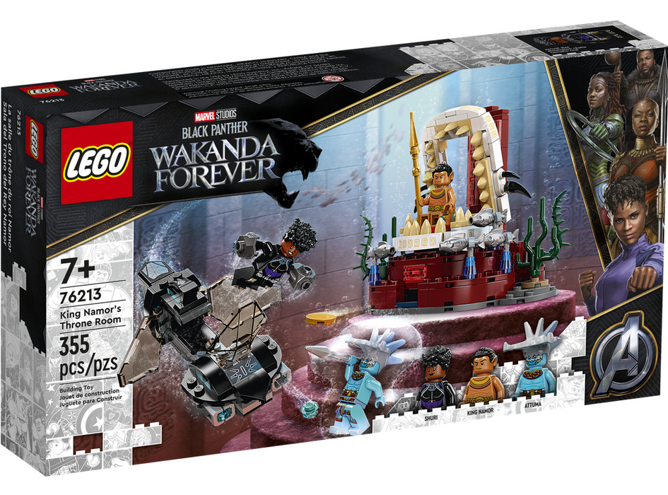 Lego 76213 Marvel Black Panther King Namor's Throne Room